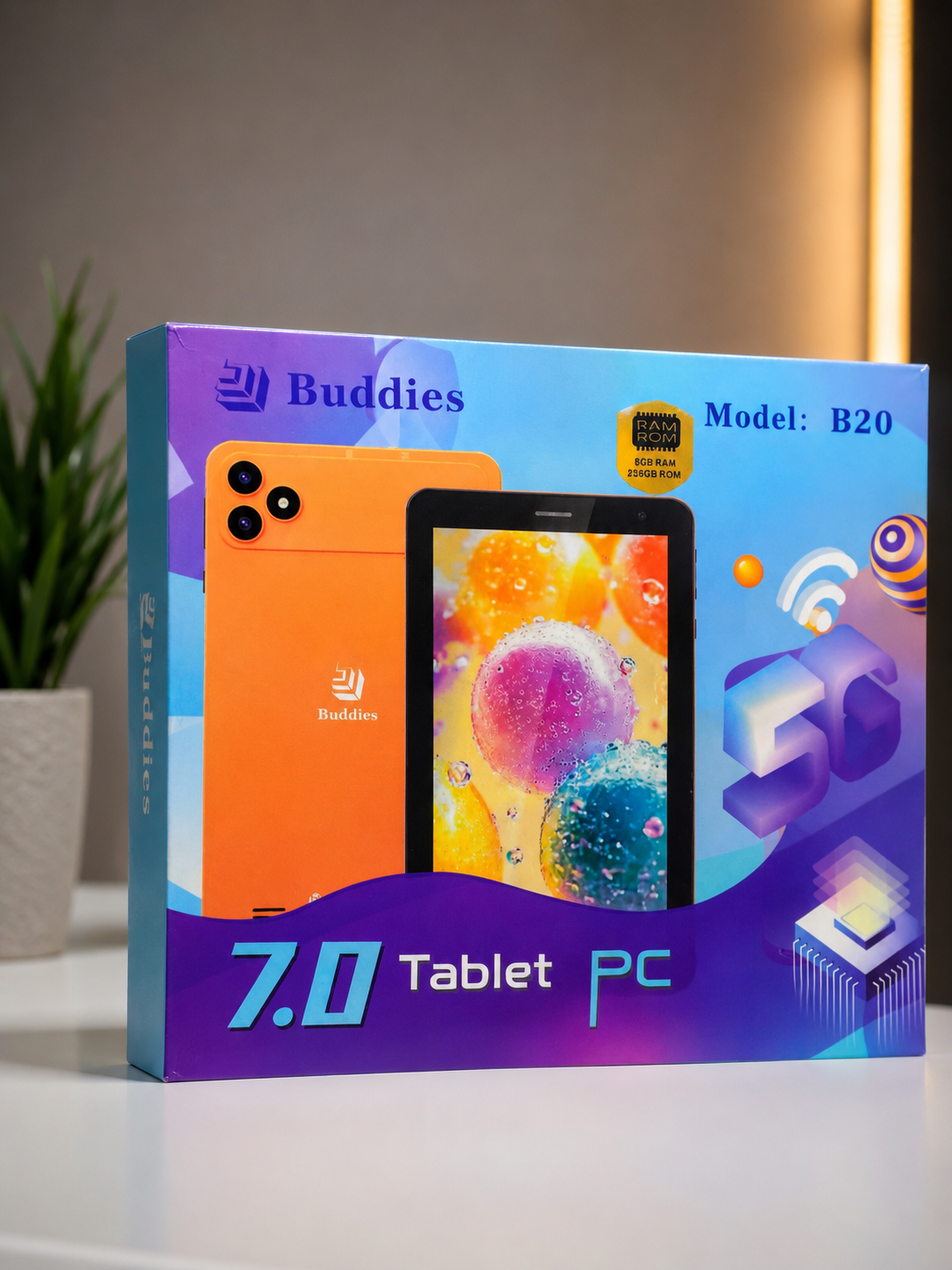 Tablette PC Buddies B20 7,0″ – Puissance, Élégance et Performance